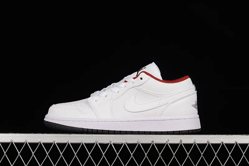 All categories Air Jordan Jordan series basketball shoes Air Jordan 1 Low Z version Air Jordan 1 Low AJ1 Joe 1 all white low-top cultural basketball shoes 553560-164